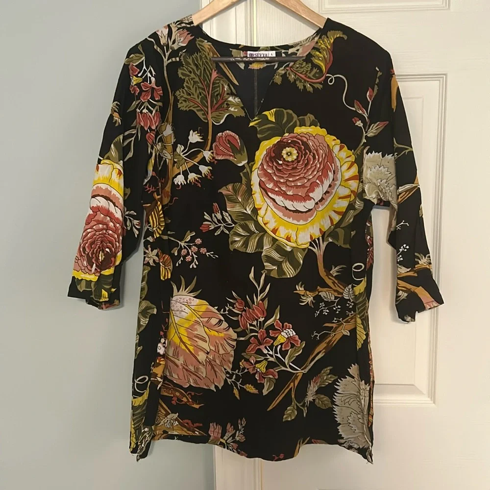 Cotton Tunic, Size Large - Picture 1 of 2